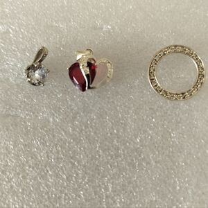 925 Sterling Silver Pendants Lot Of 3